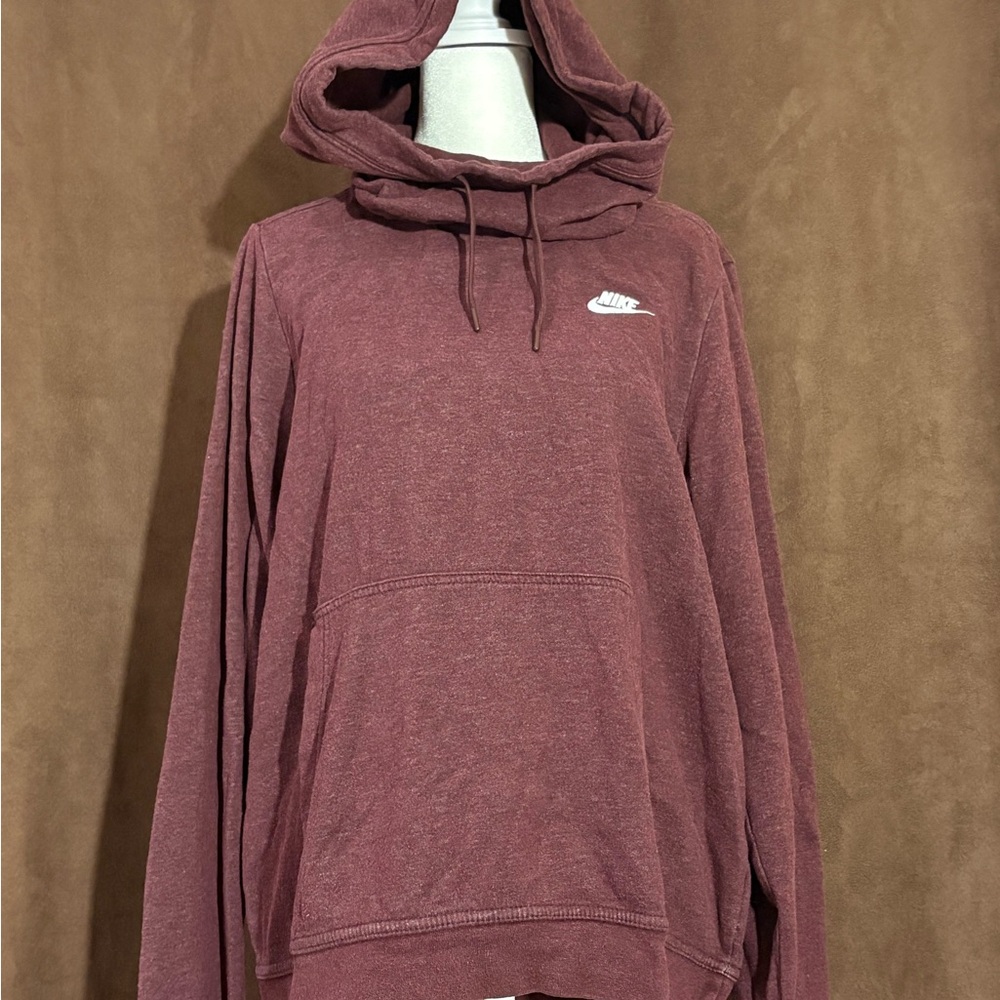 Nike Burgundy Pullover Hoodie